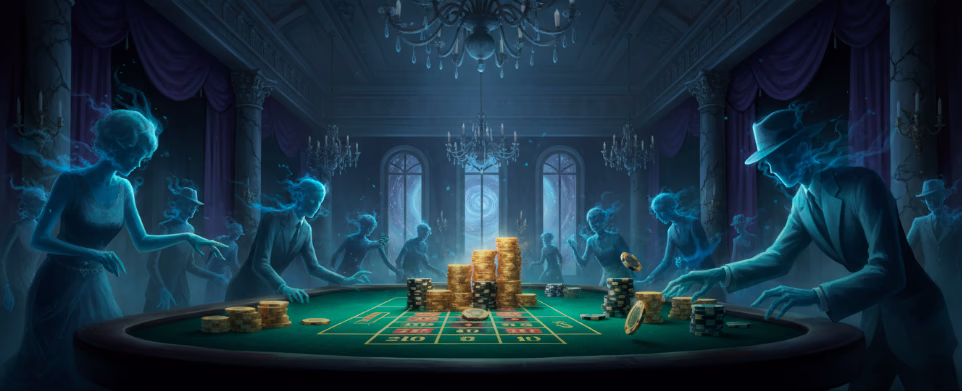 Scene de casino hante