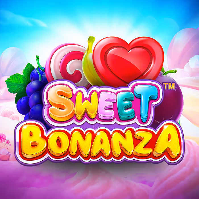 Sweet Bonanza - Yuvarlanan makaralar ve ücretsiz dönüşlerle renkli şeker temalı slot