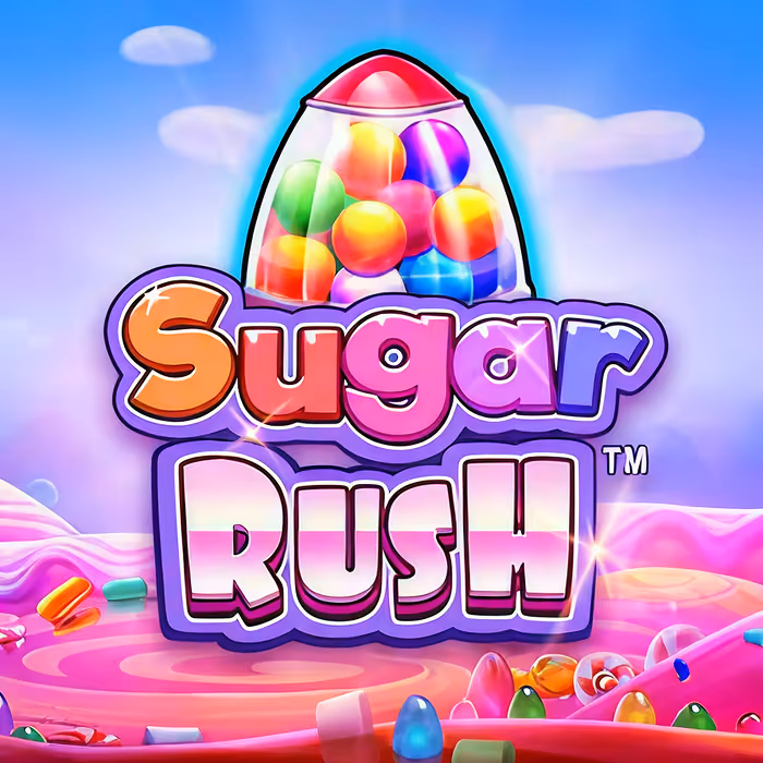 Sugar Rush - Küme ödemeleri ve bonus turlarıyla tatlı temalı slot
